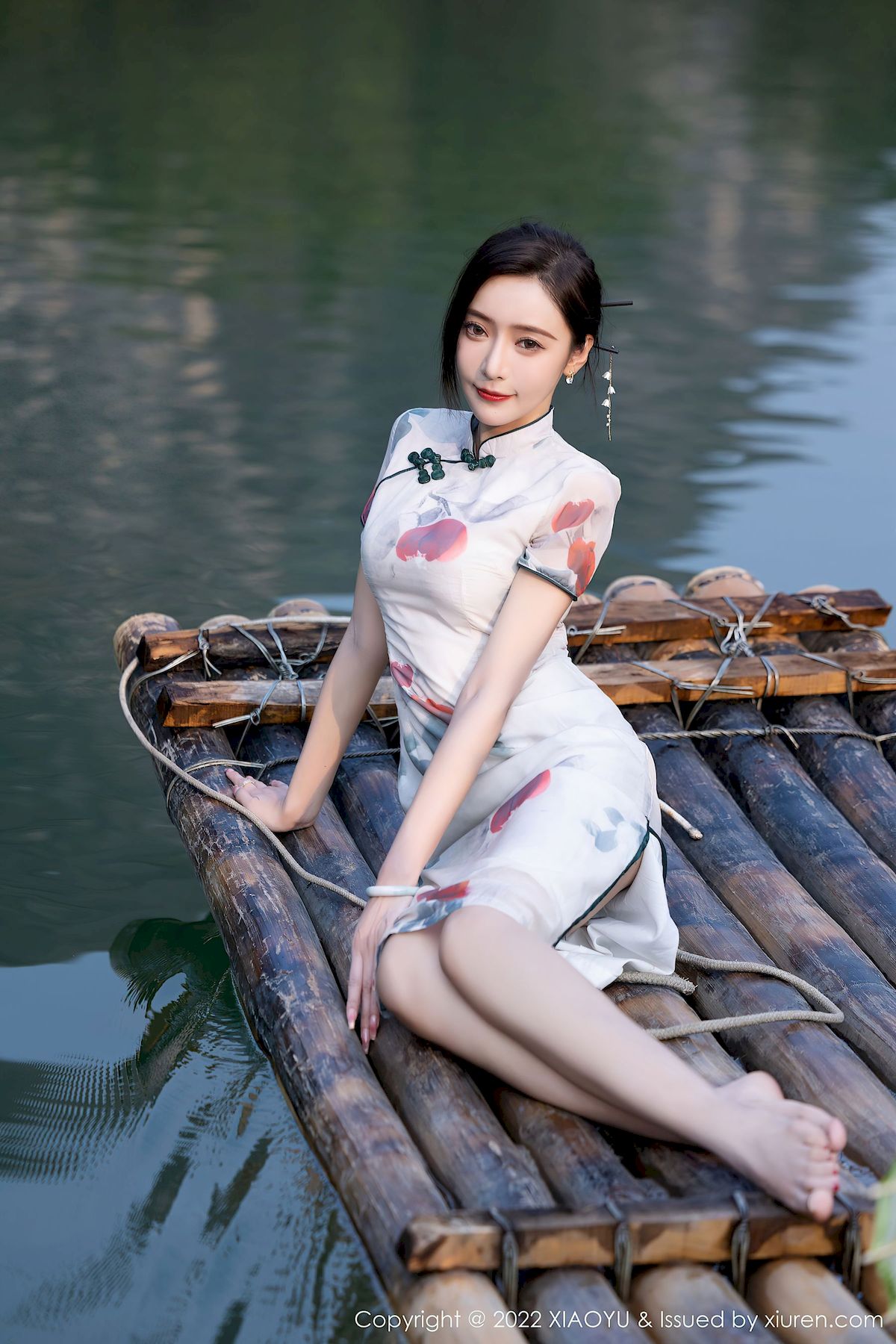王馨瑶yanni - 旗袍服饰+原色丝袜杭州旅拍