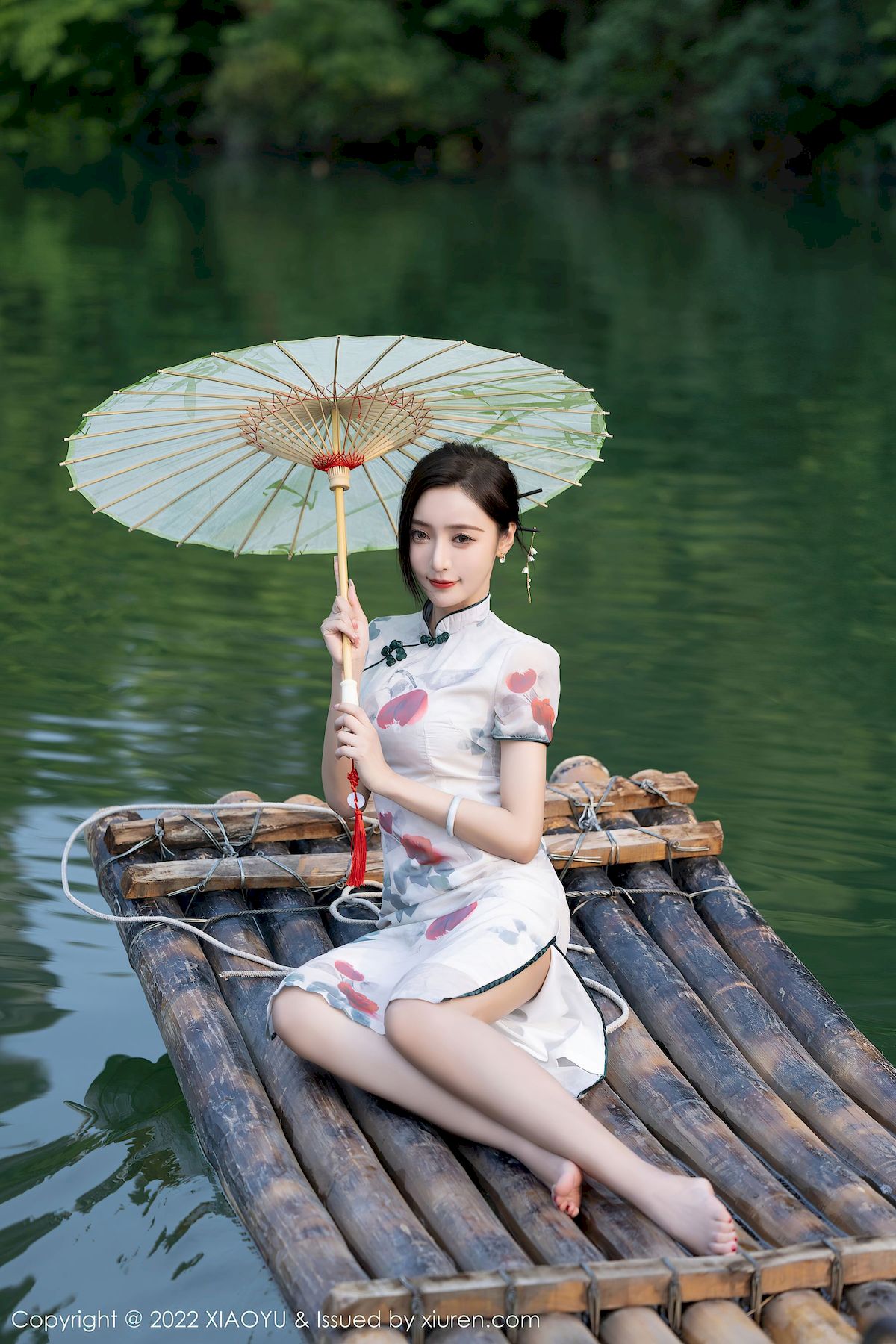 王馨瑶yanni - 旗袍服饰+原色丝袜杭州旅拍