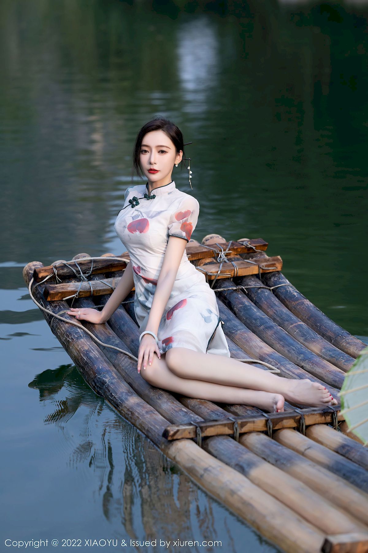 王馨瑶yanni - 旗袍服饰+原色丝袜杭州旅拍