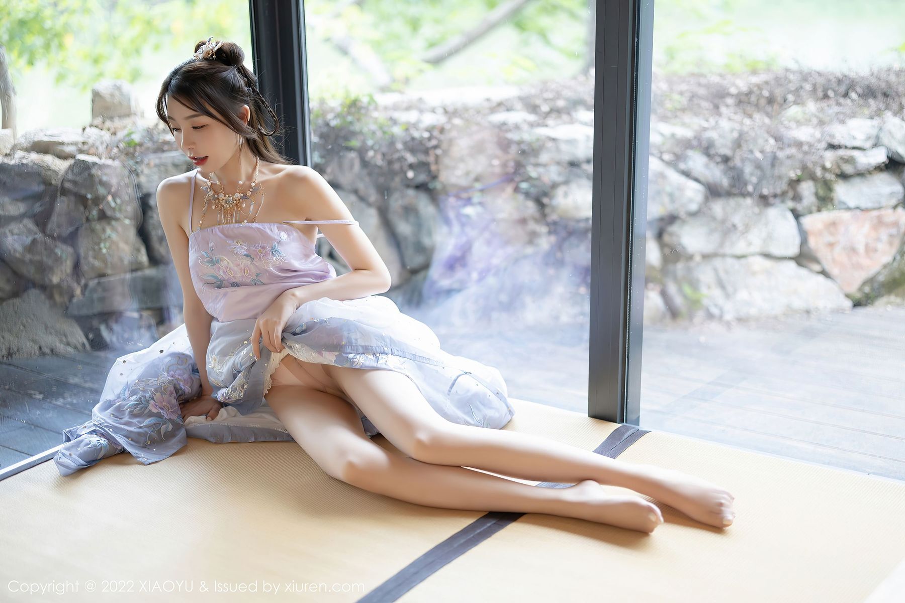 徐莉芝Booty - 浅紫古装服饰+西湖场景杭州旅拍
