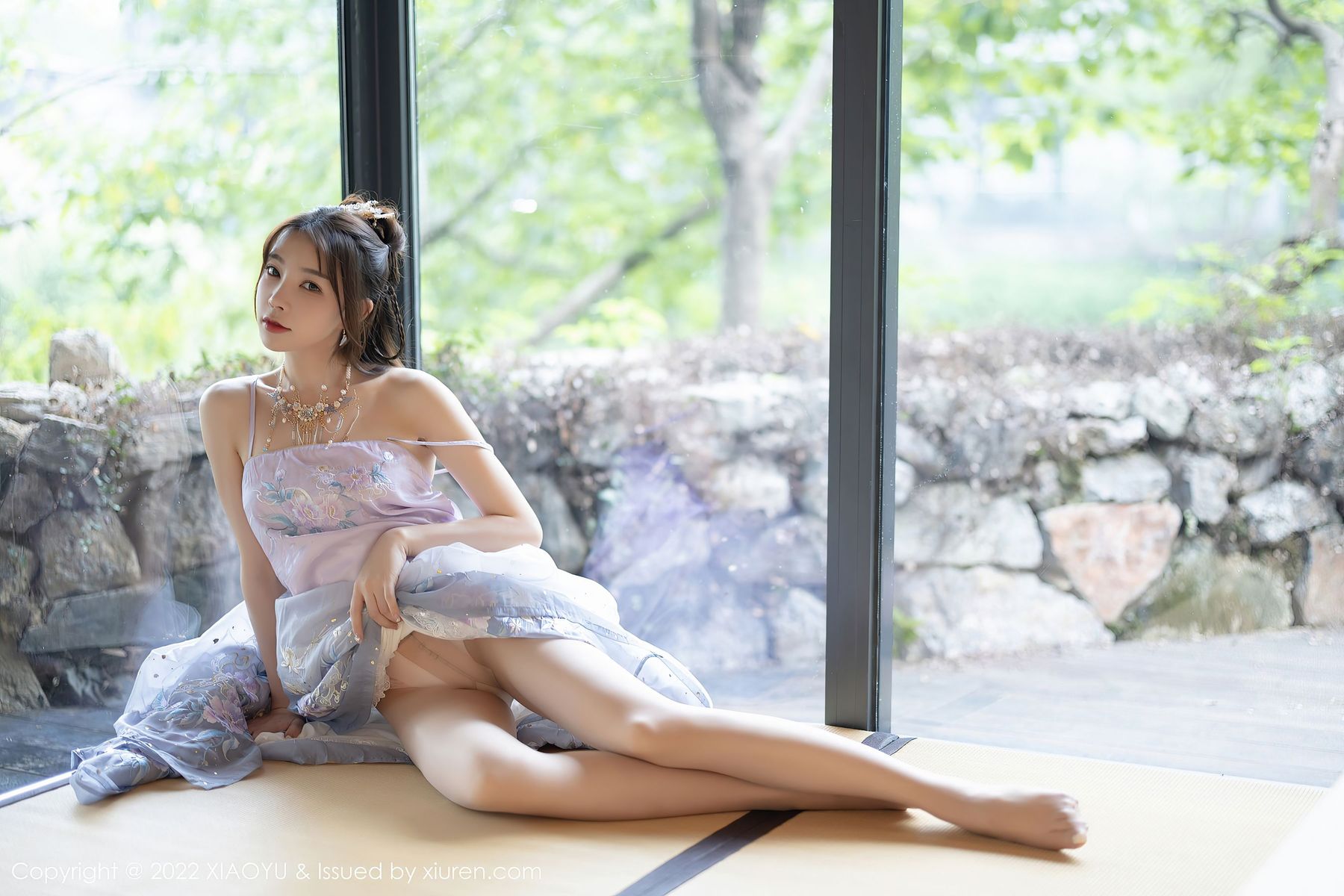 徐莉芝Booty - 浅紫古装服饰+西湖场景杭州旅拍