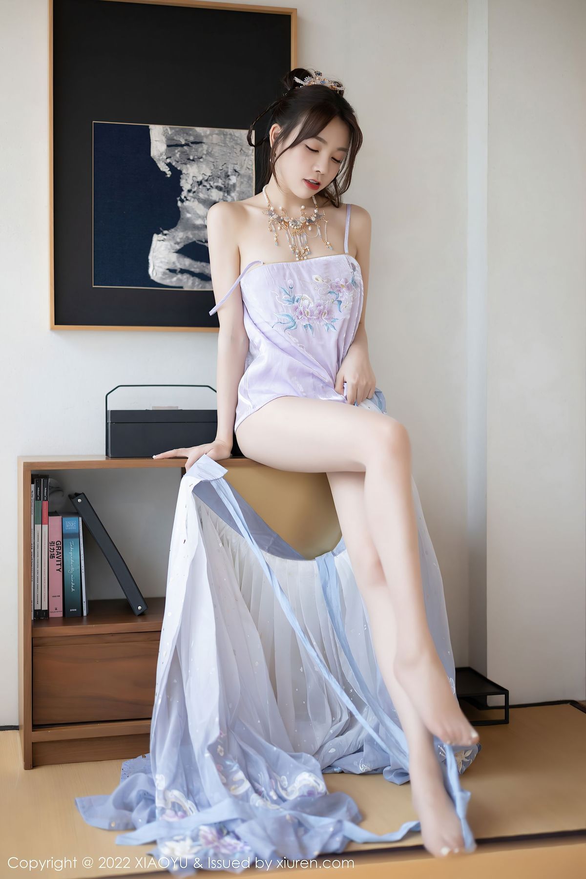 徐莉芝Booty - 浅紫古装服饰+西湖场景杭州旅拍