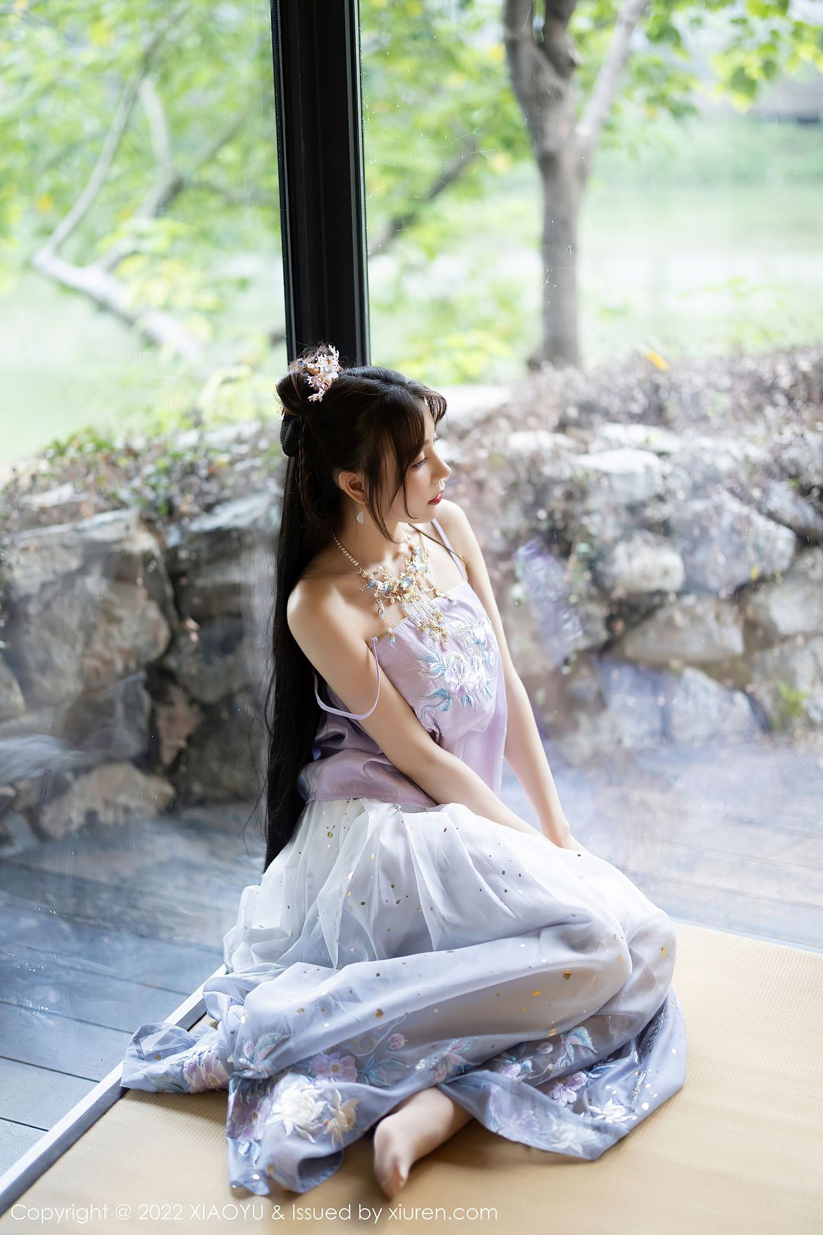 徐莉芝Booty - 浅紫古装服饰+西湖场景杭州旅拍