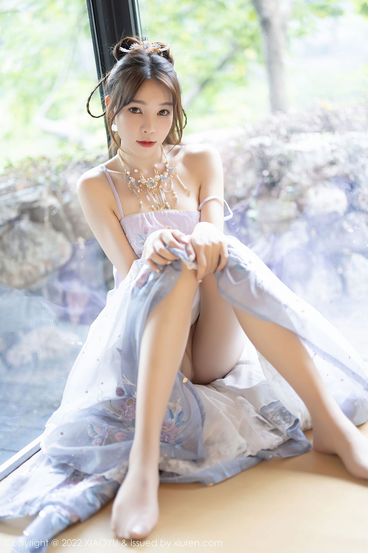 徐莉芝Booty - 浅紫古装服饰+西湖场景杭州旅拍