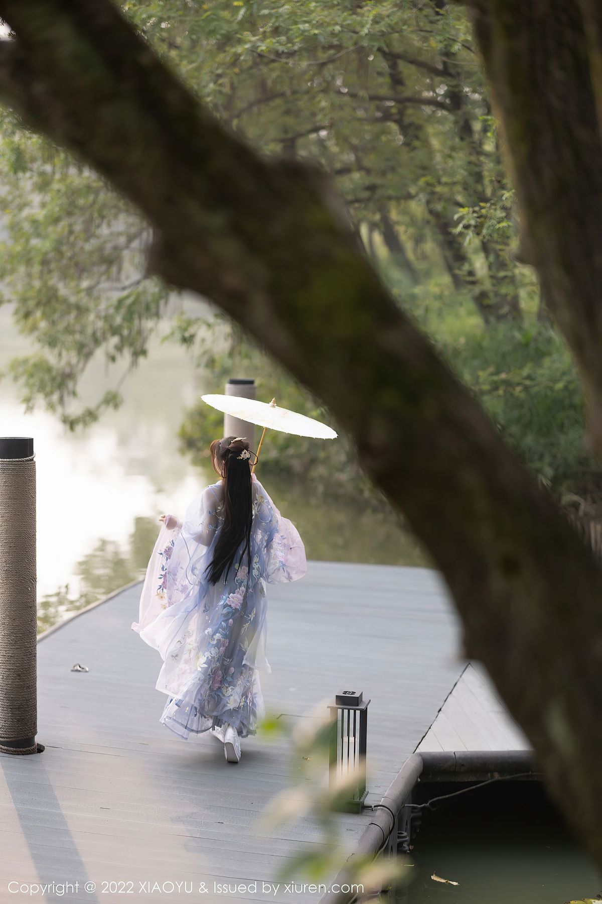徐莉芝Booty - 浅紫古装服饰+西湖场景杭州旅拍