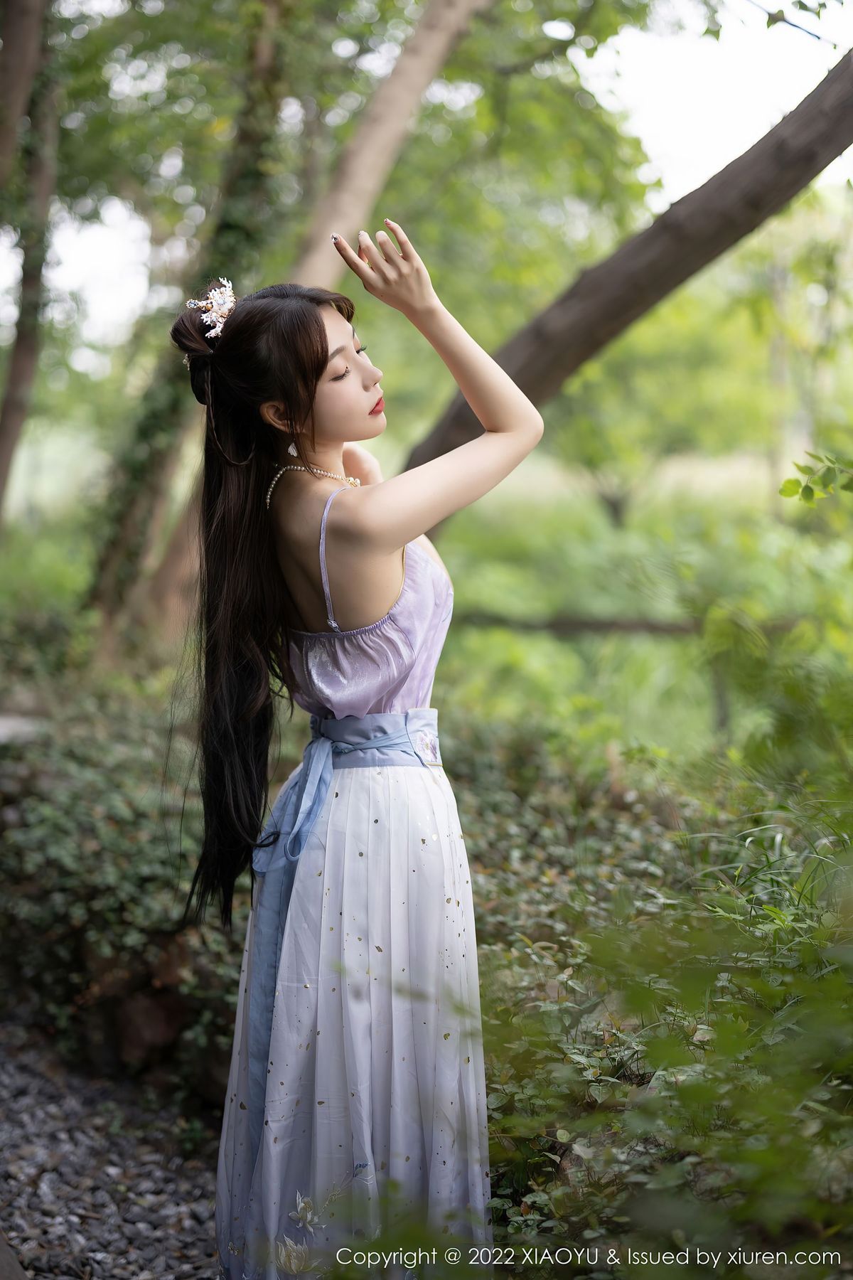 徐莉芝Booty - 浅紫古装服饰+西湖场景杭州旅拍