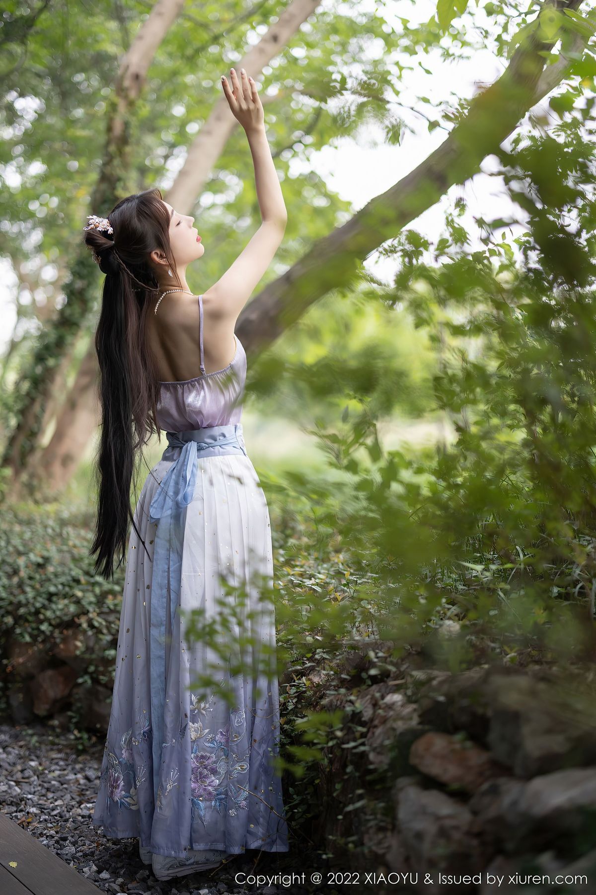 徐莉芝Booty - 浅紫古装服饰+西湖场景杭州旅拍