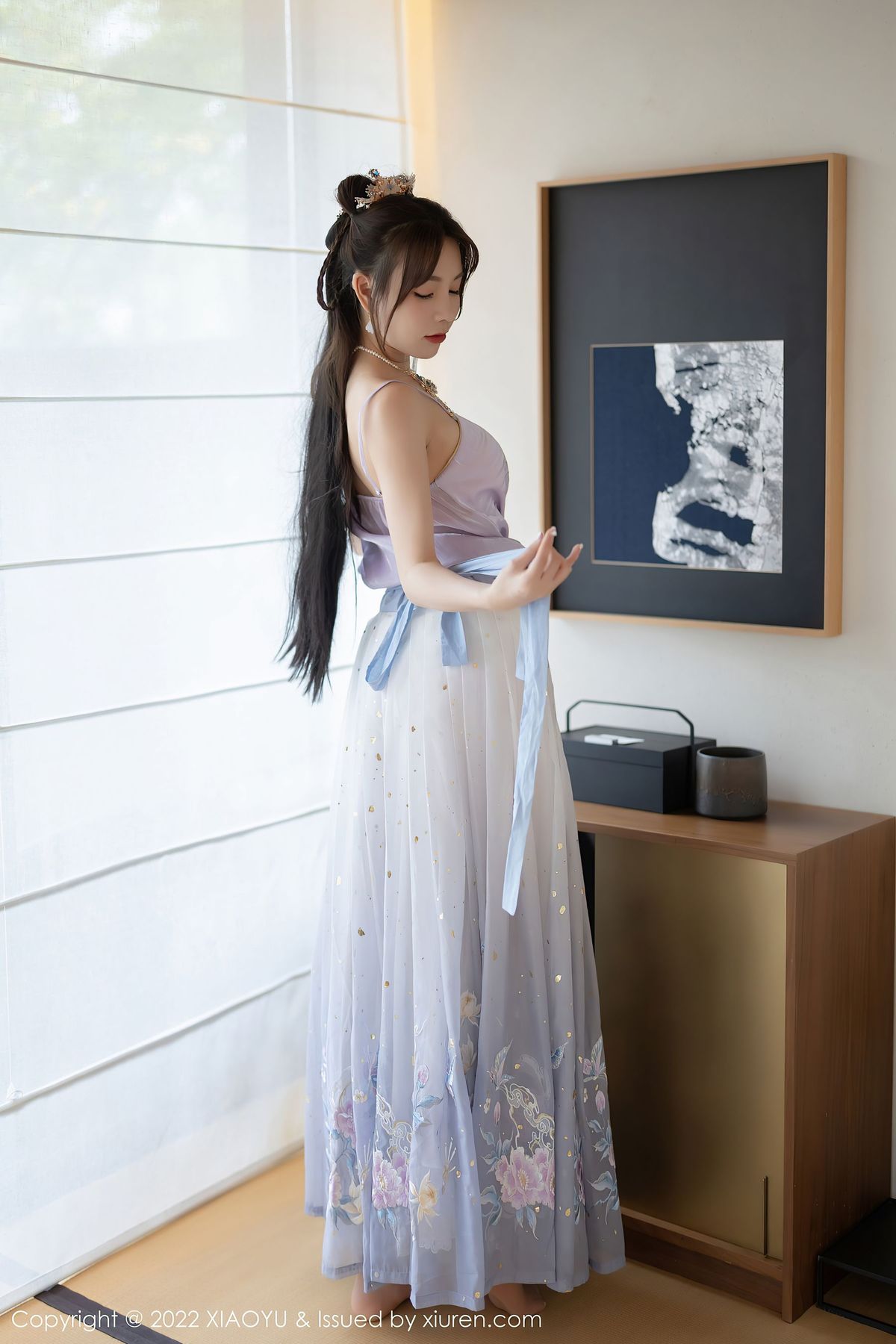 徐莉芝Booty - 浅紫古装服饰+西湖场景杭州旅拍