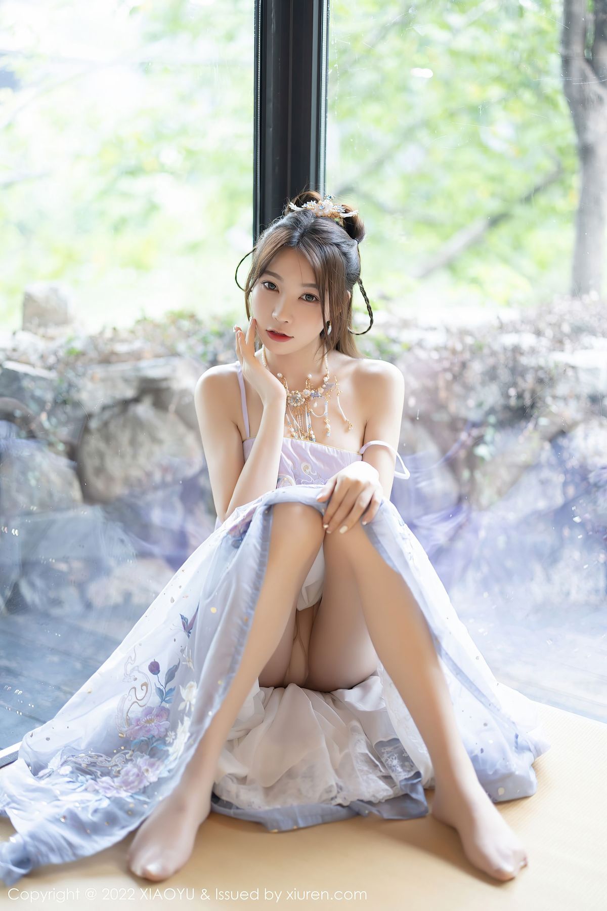 徐莉芝Booty - 浅紫古装服饰+西湖场景杭州旅拍