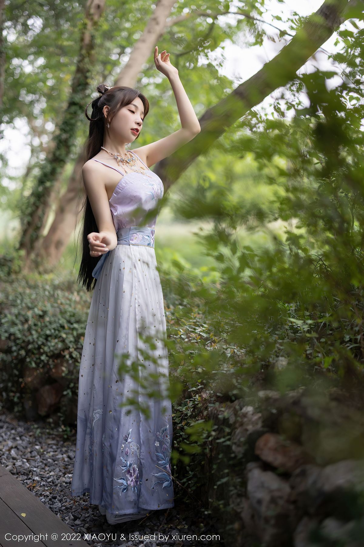 徐莉芝Booty - 浅紫古装服饰+西湖场景杭州旅拍