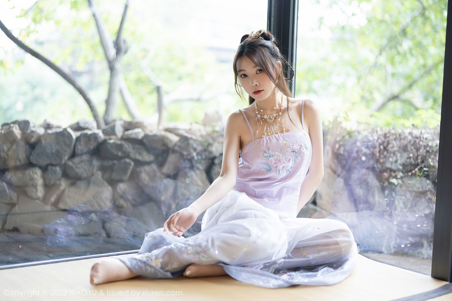 徐莉芝Booty - 浅紫古装服饰+西湖场景杭州旅拍