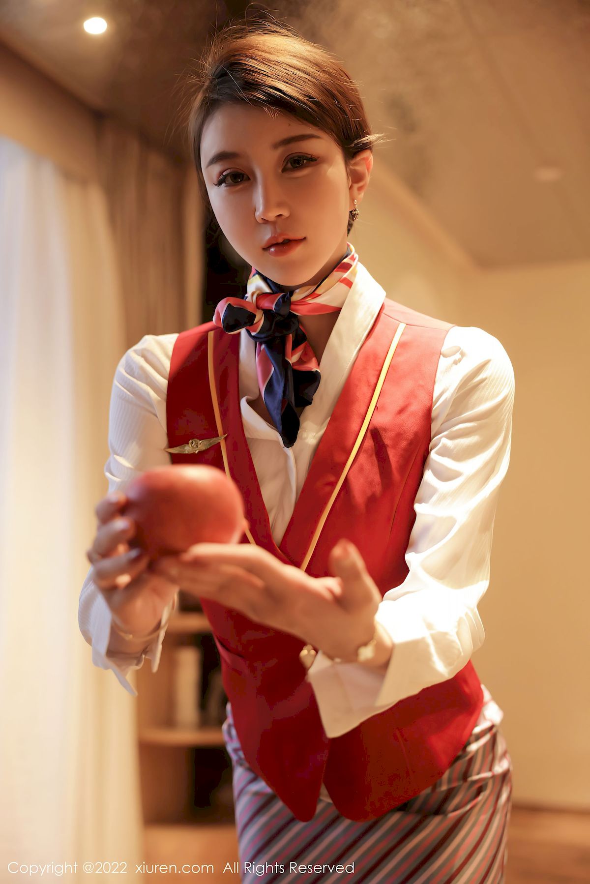 tina_甜仔 - 空姐制服+黑丝系列大理旅拍