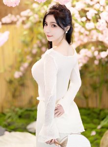 [语画界XIAOYU] Vol.869 模特小蛮妖Yummy - 白色连衣裙+原色丝袜杭州旅拍
