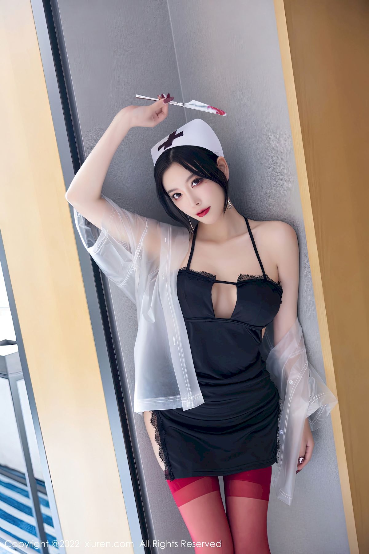 杨晨晨 - 护士制服+万圣节主题私房写真