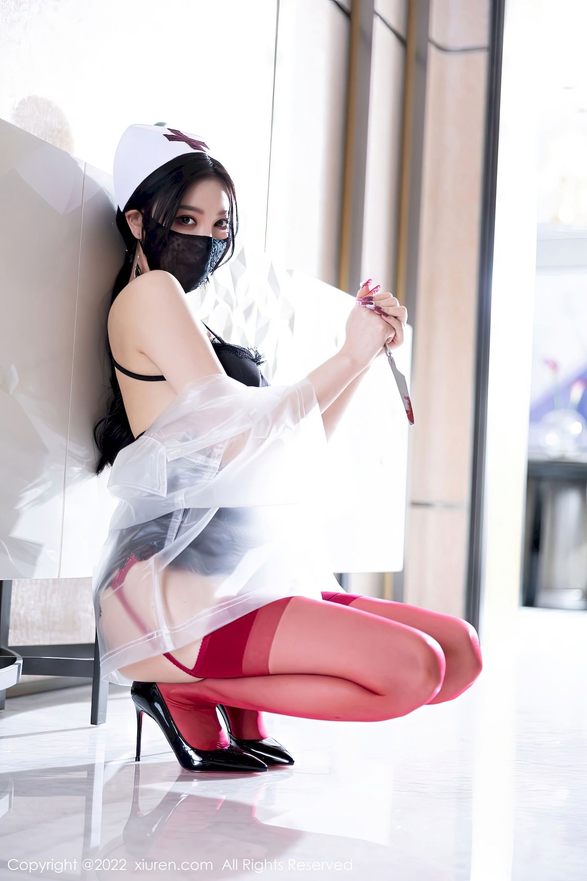 杨晨晨 - 护士制服+万圣节主题私房写真