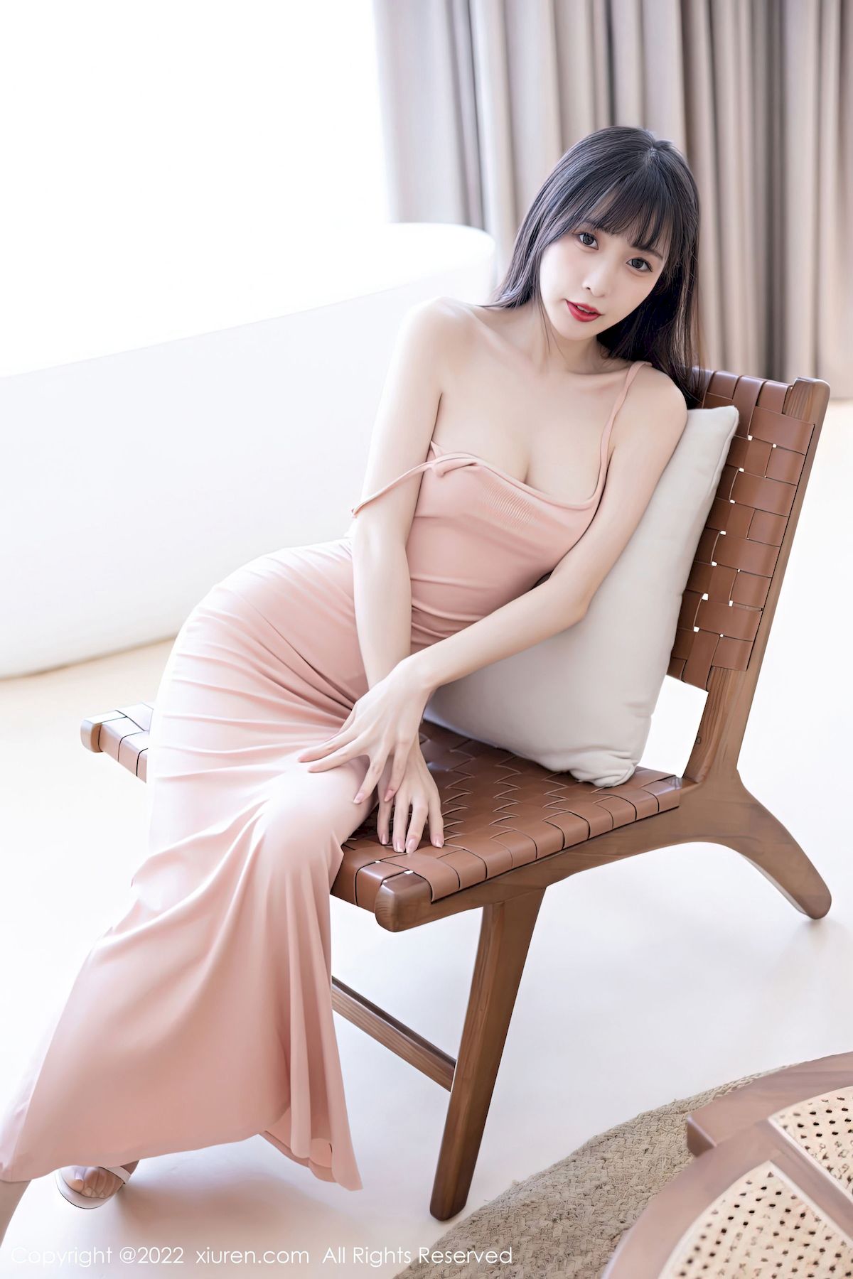 林星阑 - 连衣长裙+原色丝袜性感写真