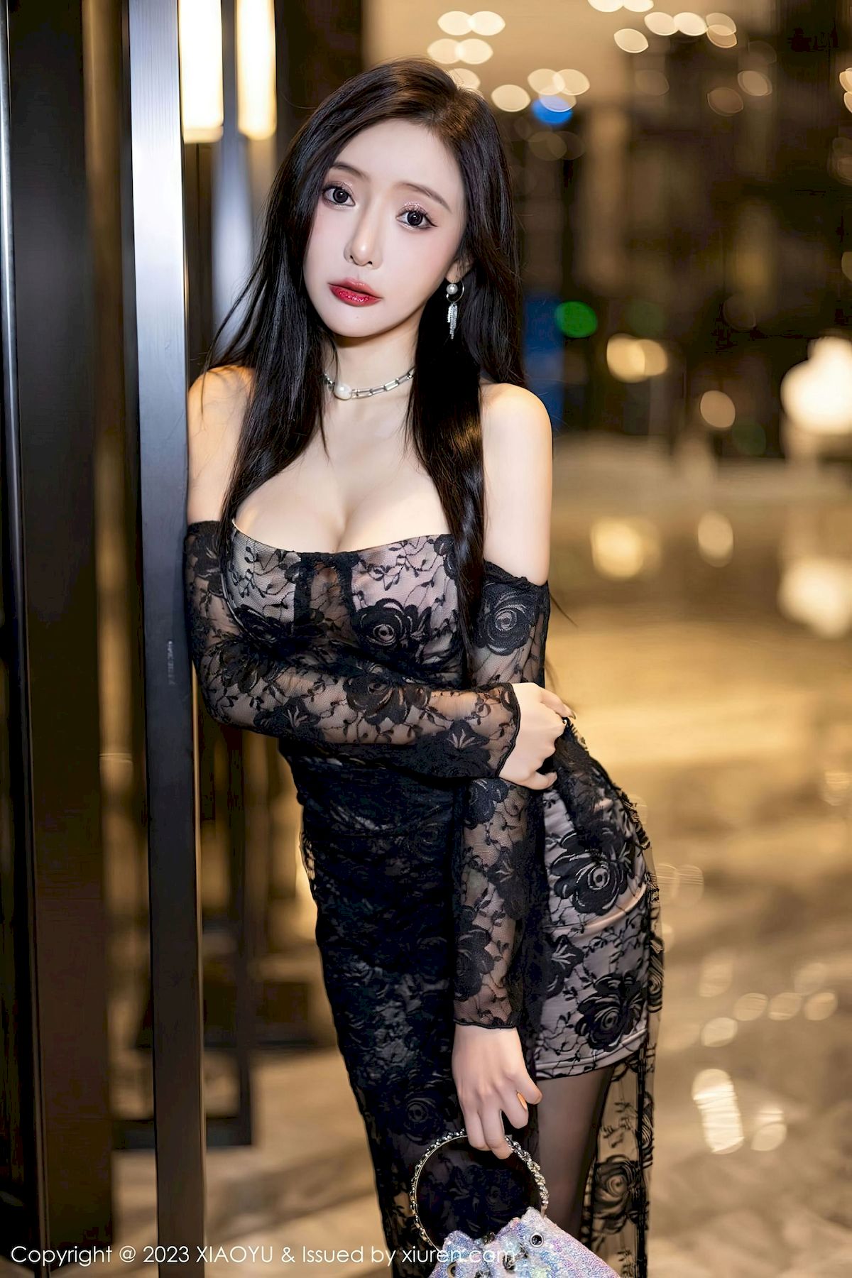 王馨瑶yanni - 长裙+黑丝性感写真