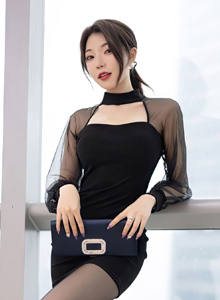 [XIAOYU语画界] VOL.1067 徐莉芝Booty - 薄纱服饰+黑丝性感写真